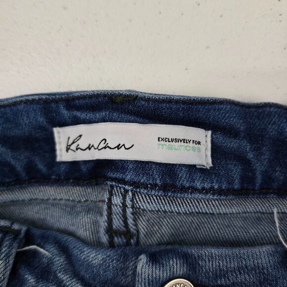 Kancan high rise medium distressed jeans blue 29 denim womens 5332 skinny - Picture 9 of 11